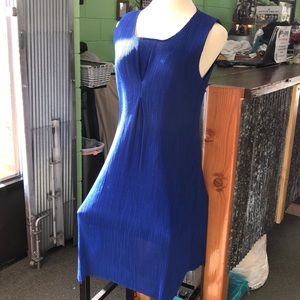 Blue stretch dress
